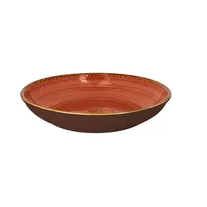 Teller tief 36cm coup Fusion Twirl coral RAK