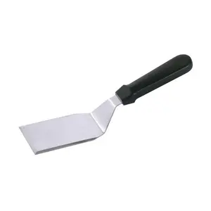Bratenspachtel / Fettabstecher Griff schwarz Spatelmaß 12x7 cm Contacto
