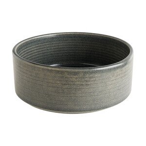 Stapelschale 130mm / 0,42l grau Hornfels Ripple Bonna Premium Porcelain