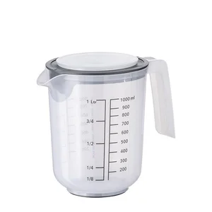 Rührbecher 1 ltr. mit Deckel Ø 12,5 cm H: 16 cm Assheuer & Pott