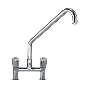 Mischbatterie mit Schwenkhahn Cookmax silver