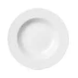 Teller tief Ø 22 cm weiss Eco Porzellan 