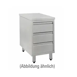 Schubladenschrank 480x700x850mm  10cm Aufkantung Cookmax orange