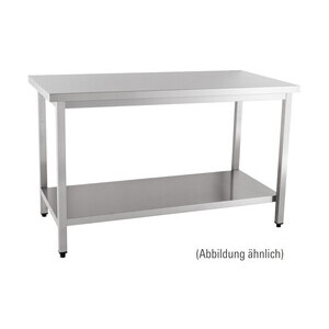 Arbeitstisch zur Selbstm. 1200 x 700 x 8 ohne Aufkantung Cookmax orange