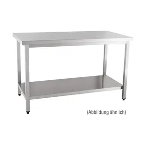 Arbeitstisch zur Selbstm. 1200 x 700 x 8 ohne Aufkantung Cookmax orange