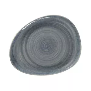 Teller 28x22,6cm organisch Rakstone Spot jade RAK
