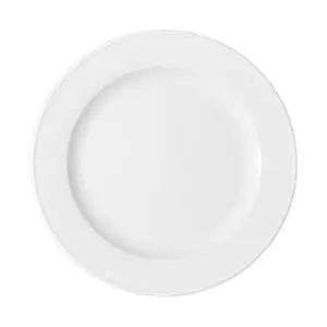 Teller flach 23cm Fahne         5382/23 Bonn weiss Bauscher