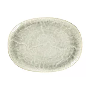 Platte coup 28x20,5cm oval Rakstone Krush green RAK