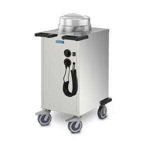 Tellerstapler beheizt Teller Ø 190 - 260
 B 610 x T 459 x H 1072 mm Cookmax silver