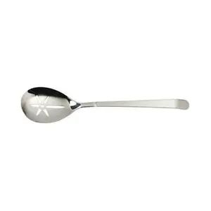 Chafing Löffel 32cm geschlitzt 18/10 Edelstahl Griff mattiert 