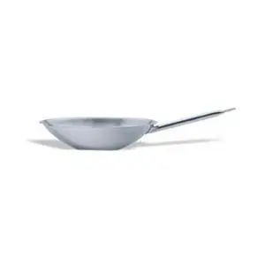 Wok Induktionspfanne 36cm m. Flachboden o. Deckel Pujadas