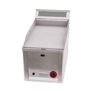 Gas-Grillplatte glatt 
330x600x290mm  4kW Cookmax black