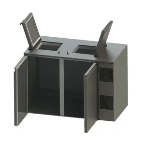 Konfiskatkühler 2x 120/240 L Tonnen Cookmax silver