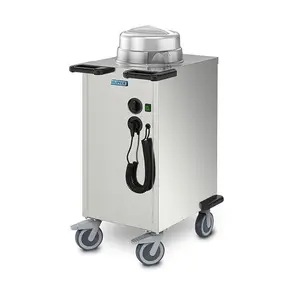 Tellerstapler beheizt Teller Ø 270 - 330 
 B 710 x T 529 x H 1073 mm Cookmax silver