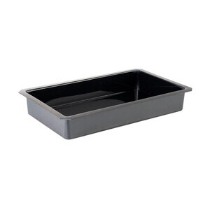 Einsatz GN 1/1 53 x 32,5 x 8,5 cm Superbox Polystyrol schwarz Assheuer & Pott