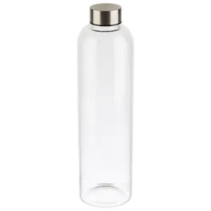Trinkflasche 1,0l Ø 7,5 cm, H: 28,5 cm aus Glas Assheuer & Pott