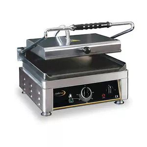 Elektro-Kontaktgrill oben u. unten glatt Cookmax black