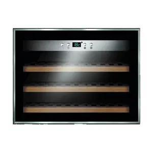 Einbau-Weintemperierer, eine Zone,  18 Flaschen 230V / 0,14kW Cookmax black
