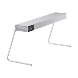 Wärmebrücke mit"C" Fuß-Gestell  137 x 31 x 42 cm  230 V / 1,47 kW Cookmax black