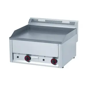 Elektro-Grillplatte glatt  660x600x290mm   400V / 6,0kW Cookmax black