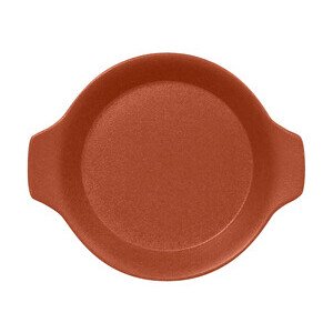 Schale 21,5x18x4cm m. Griffen Fusion Neofusion braun RAK