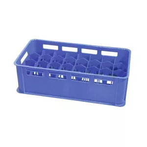 Gläserkasten 32 Fächer, blau Contacto
