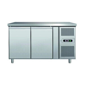 Kühltisch GN1/1 mit 2 Türen  1360 x 700 x 850 mm  230 V / 0,350 kW Cookmax Start