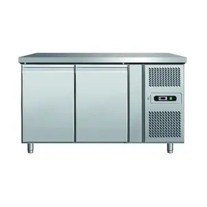 Kühltisch GN1/1 mit 2 Türen  1360 x 700 x 850 mm  230 V / 0,350 kW Cookmax Start