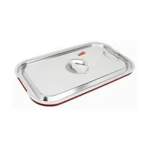 Deckel für GN-Behäler GN 1/1 Edelstahl mit Gummidichtung Cookmax black