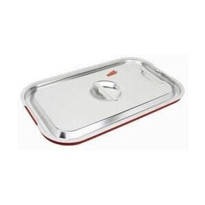 Deckel für GN-Behäler GN 1/1 Edelstahl mit Gummidichtung Cookmax black
