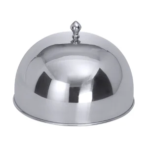 Speiseglocke 30 cm 18/10 hochglänzend mit Griffknopf Contacto