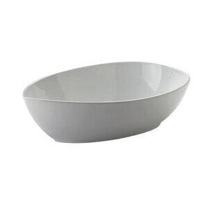 Schale Aida 35cm Porzellan weiss ovale Form 