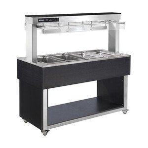Büfett-Insel Bain-Marie Wanne Cookmax silver