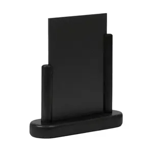 Tischtafel 10x15 cm, schwarz Contacto