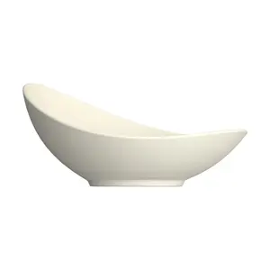 Schale asymmetrisch 17cm Purity weiss Bauscher