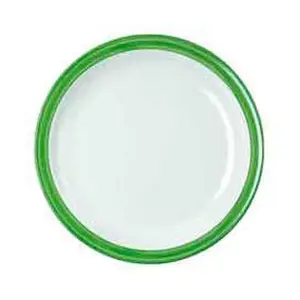 Teller flach Ø 23,5 cm Bistro Melamin Grün 