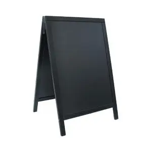 Tafel"Duplo" 85x55cm schwarz 