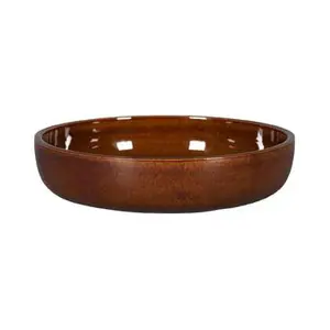 Teller tief rund 20cm Rakstone Ease honey RAK