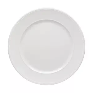 Teller flach Fahne 32 cm Come4Table Weiss Bauscher