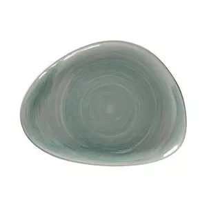 Teller 32,6x25cm organisch Rakstone Spot saphire RAK
