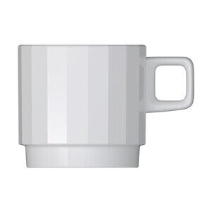 Obertasse stapelbar 0,25l Edge weiß Bauscher