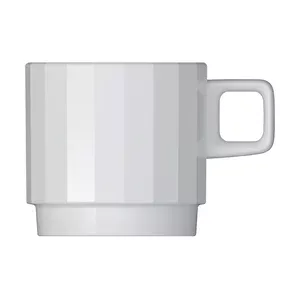Obertasse stapelbar 0,25l Edge weiß Bauscher