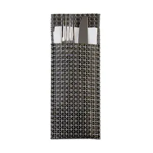 Servietten- und Bestecktaschen 6er Set s PVC Schmalband 24 x 9 cm Assheuer & Pott