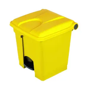 Treteimer, 70,0 l, rechteckig, gelb / ge Cookmax black