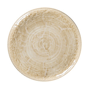 Teller flach Ø27,9cm coup Rakstone Krush beige RAK