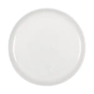 Teller flach coup 23cm Porzellan weiss Bauscher