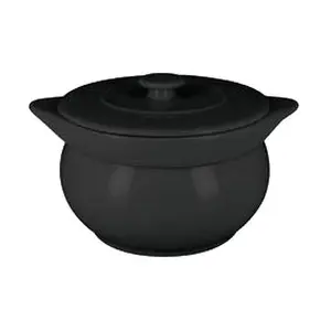 Terrine m.D. 1,15ltr. Fusion Chefs Fusion schwarz RAK