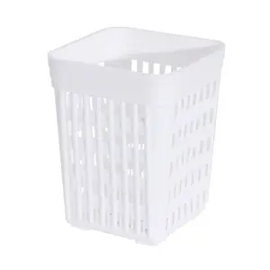 Besteckköcher viereckig weiss 110x110x140mm Contacto