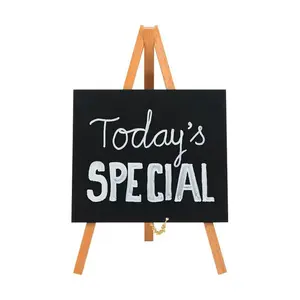 Tischtafel 15x24,4cm 3er Pack Staffelei natur 