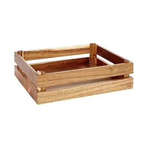 Holzbox GN 1/2 Akazie Natur 35x29cm H.10,5cm Assheuer & Pott